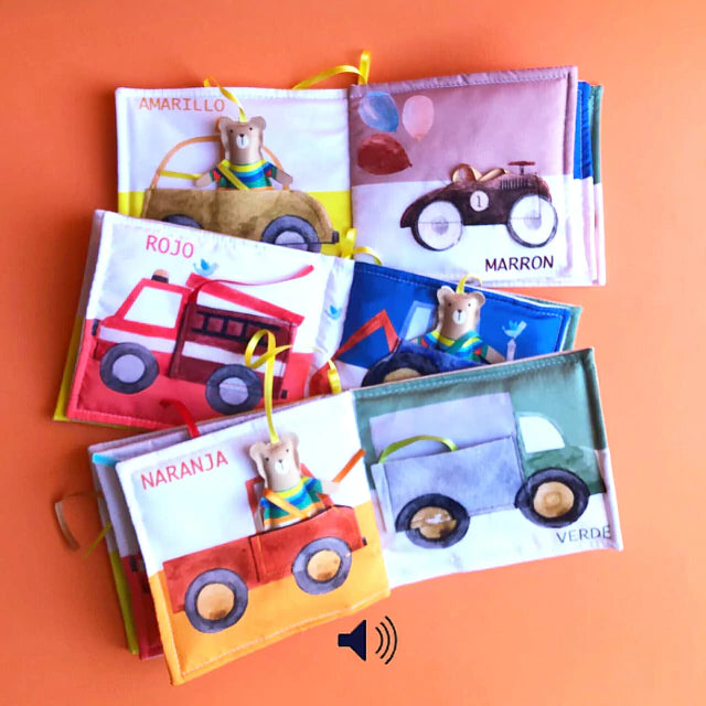 Libro sensorial "Colores" + Audiolibro