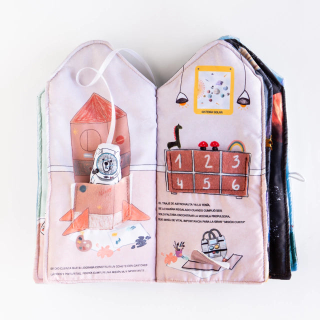 Libro sensorial ilustrado "Misión Tirita"