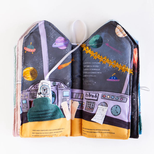 Libro sensorial ilustrado "Misión Tirita"