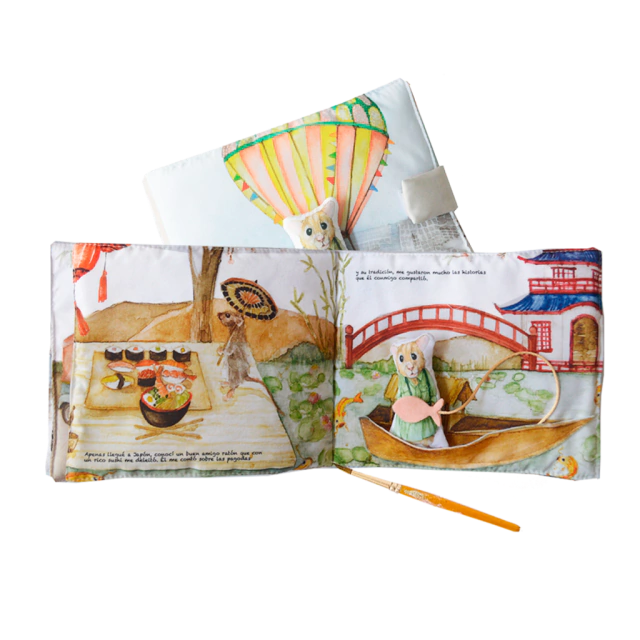 Libro ilustrado "Nina viaja en globo"