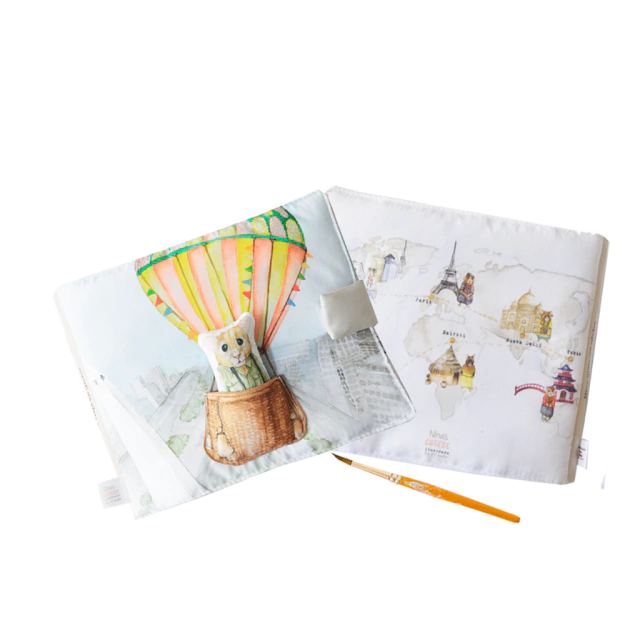 Libro ilustrado "Nina viaja en globo"