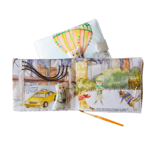 Libro ilustrado "Nina viaja en globo"